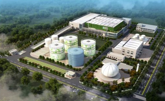 餐廚垃圾厭氧工藝設備現場